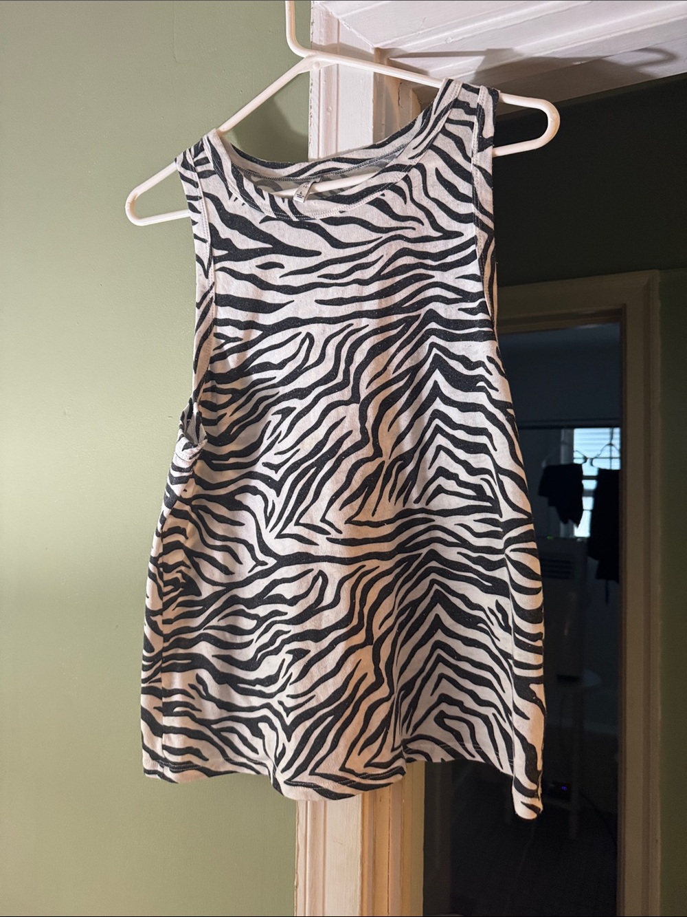 Z Supply ladies Black & White Zebra Tank Top